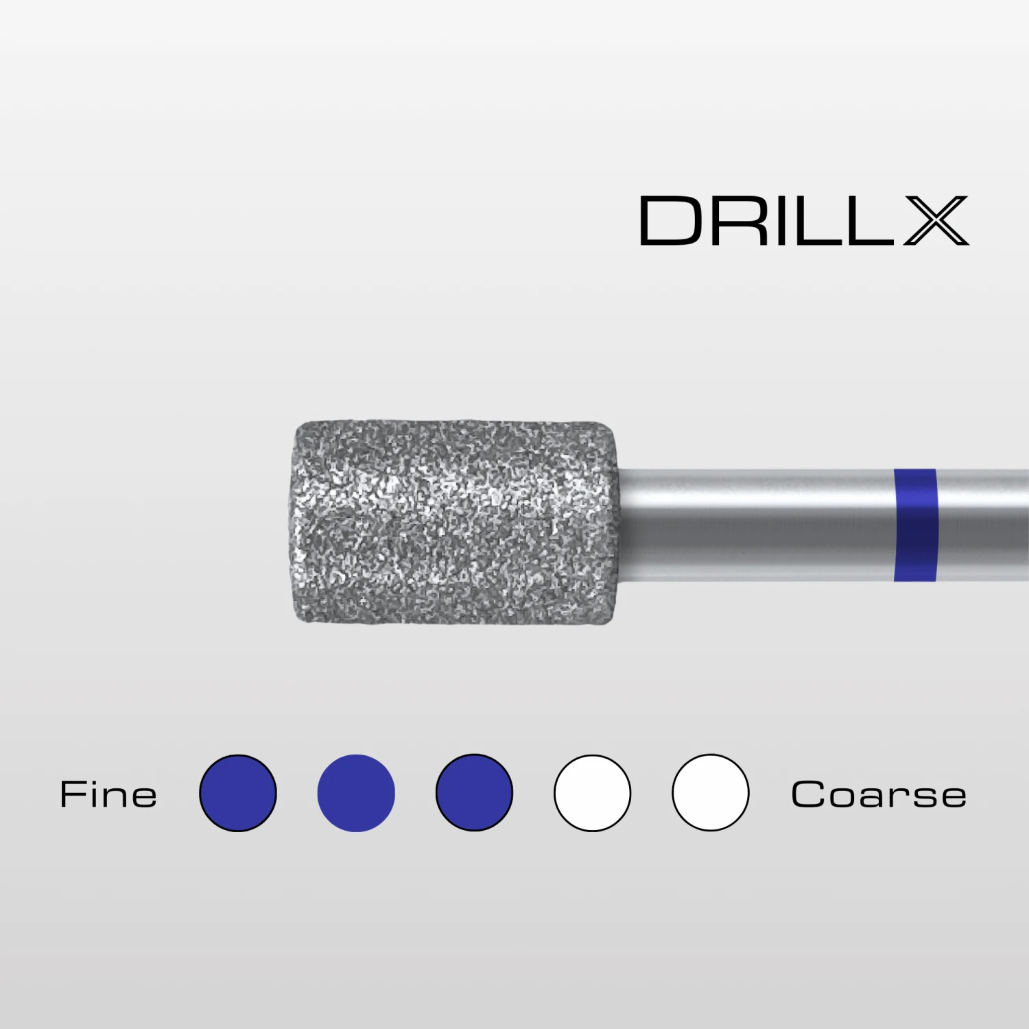 DRILLX Manicure Diamant Bit Zylinder M Medium 3 DRILLX Manicure Diamant Bit Zylinder M Medium