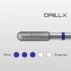 DRILLX Manicure Diamant Bit Zylinder L Medium 1 DRILLX Manicure Diamant Bit Zylinder L Medium -Nagelgeräte Geschäft 141524027