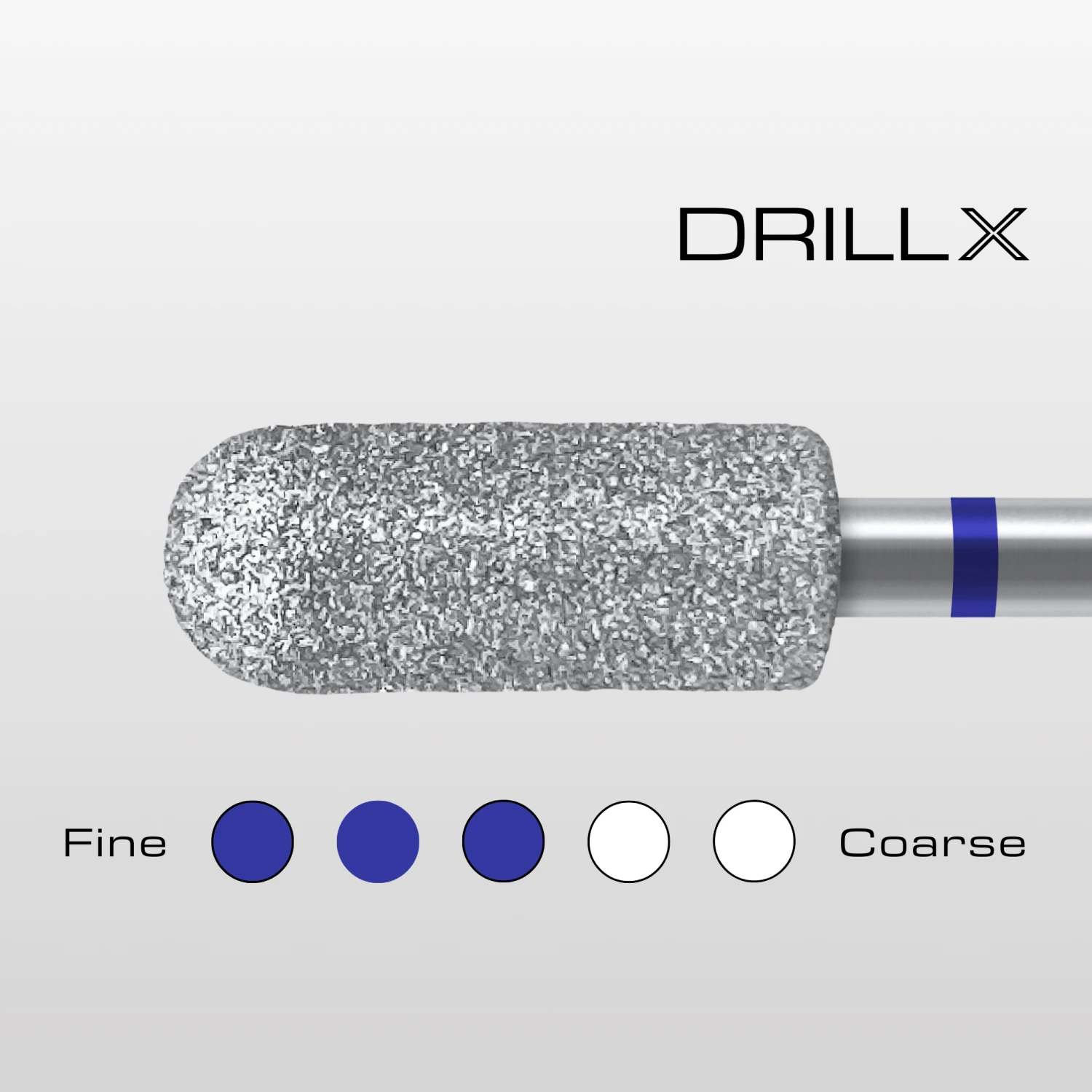 DRILLX Manicure Diamant Bit Zylinder XL Medium 3 DRILLX Manicure Diamant Bit Zylinder XL Medium