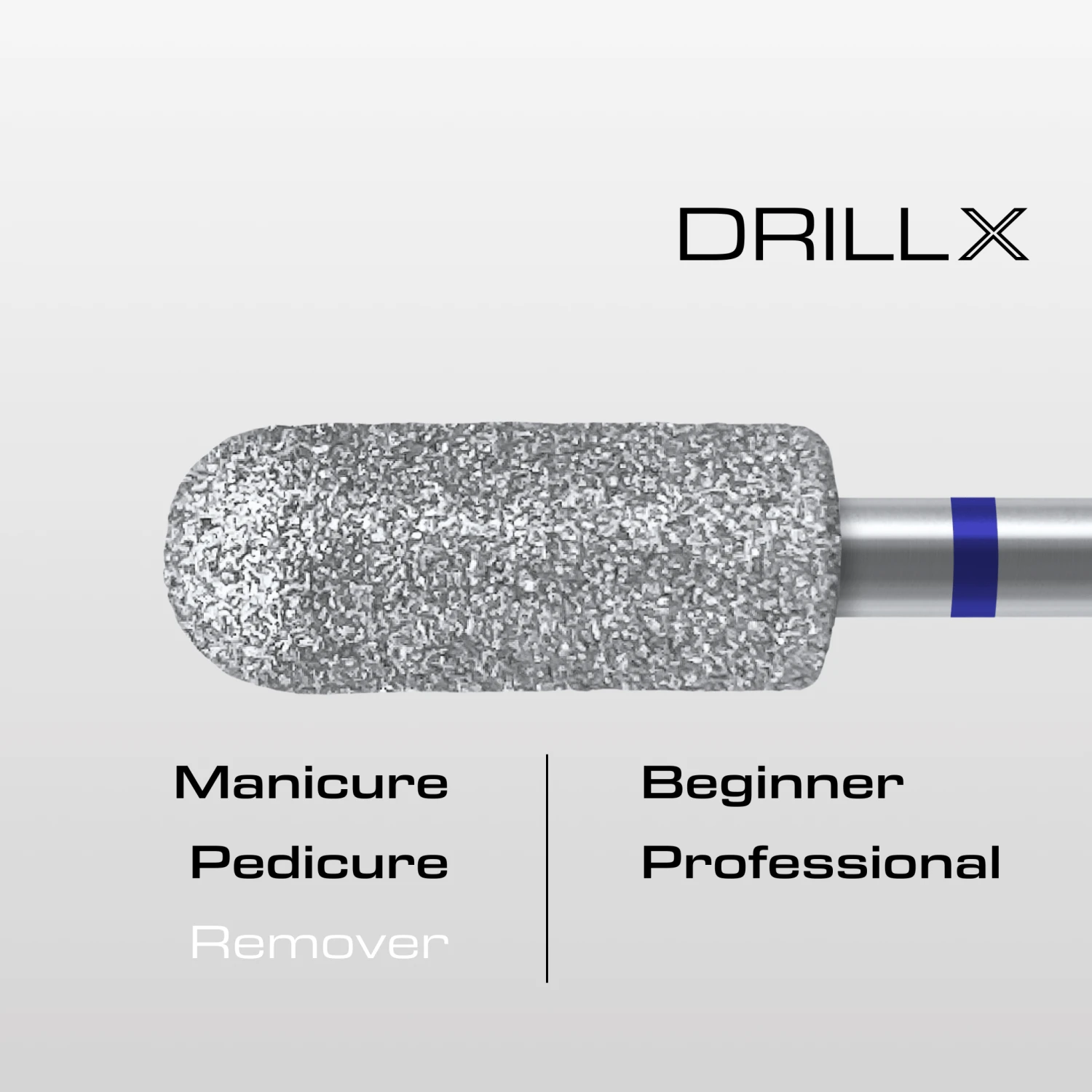 DRILLX Manicure Diamant Bit Zylinder XL Medium 4 DRILLX Manicure Diamant Bit Zylinder XL Medium – Bild 2