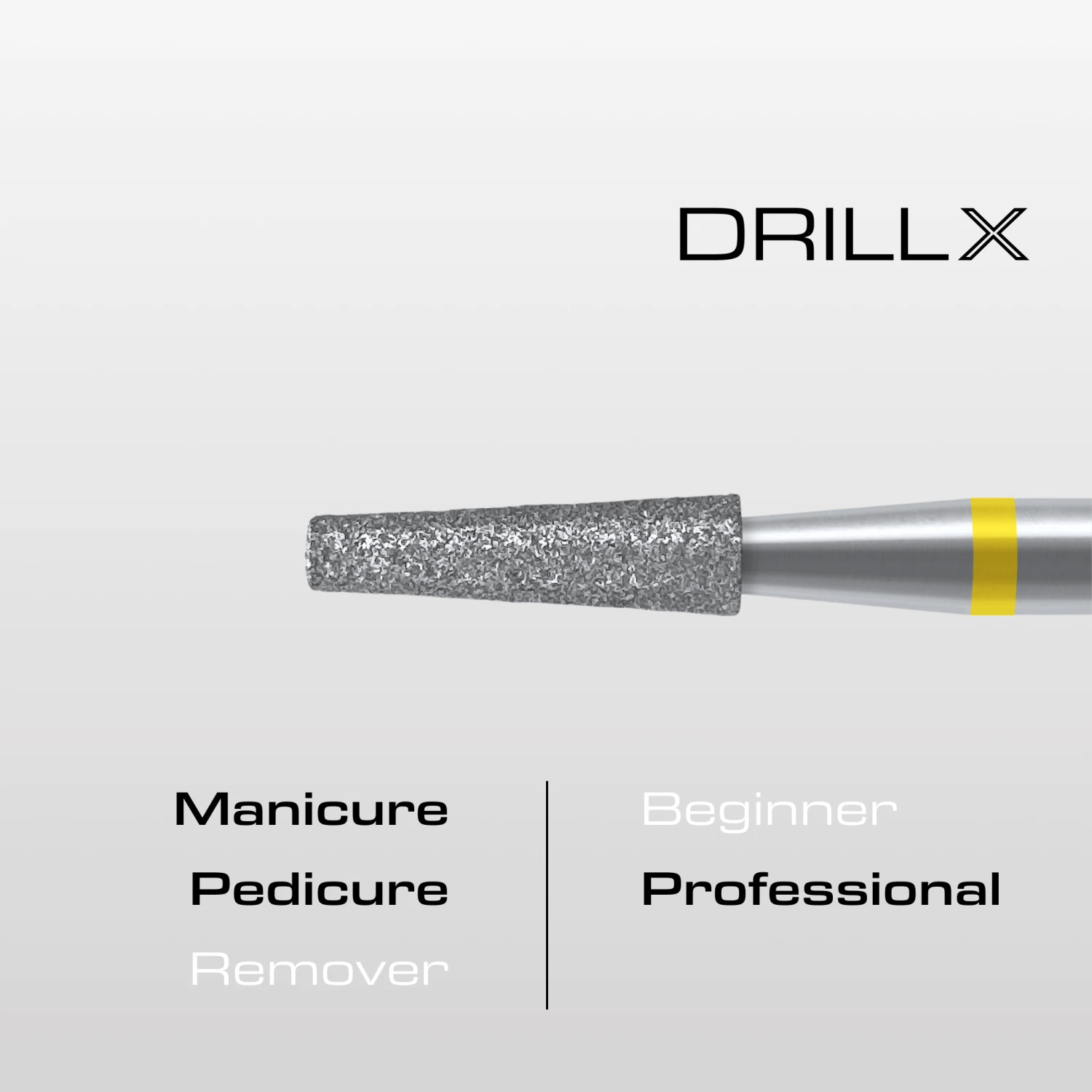 DRILLX Manicure Diamant Bit Konus Superfein 4 DRILLX Manicure Diamant Bit Konus Superfein – Bild 2