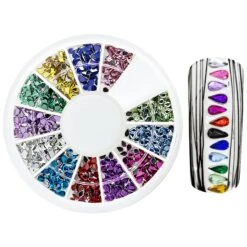 Nailart Strass Steine Display 7 Nailart Strass Steine Display -Nagelgeräte Geschäft 240704