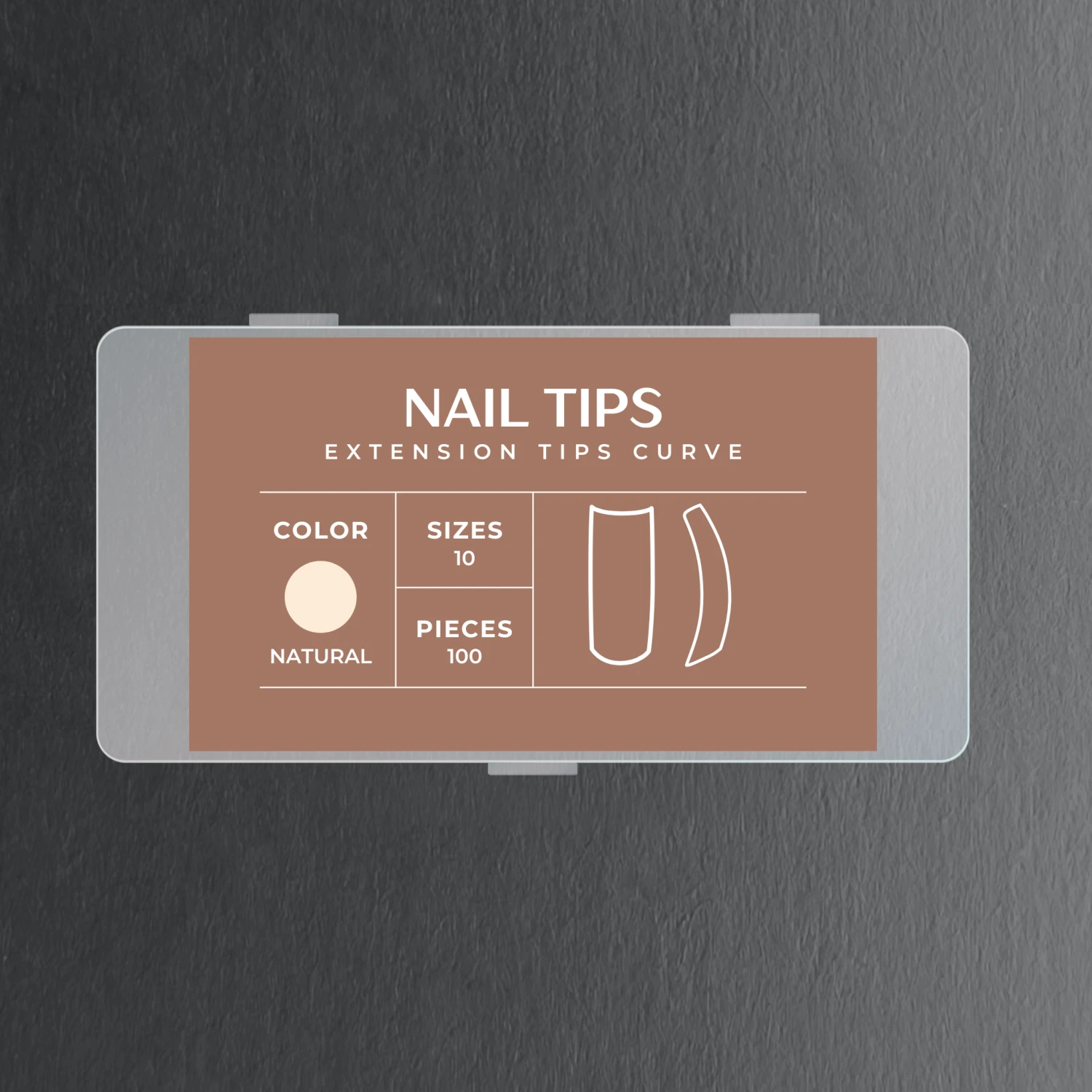 100 Tip Box Curve Natural 5 100 Tip Box Curve Natural – Bild 3