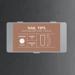100 Tip Box Curve White -Nagelgeräte Geschäft 24530100 2