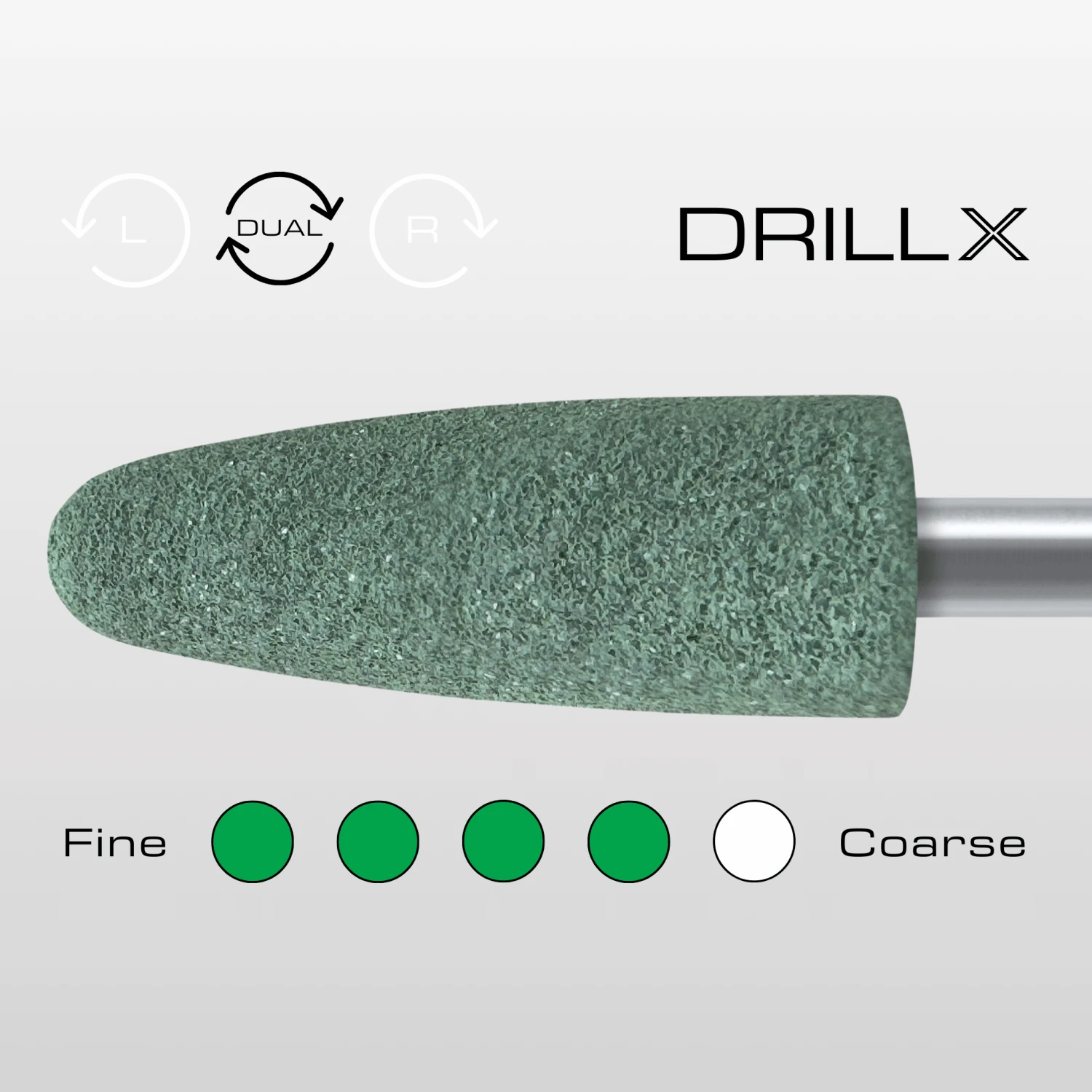 DRILLX Manicure Silicon Polish Bit Grob 3 DRILLX Manicure Silicon Polish Bit Grob