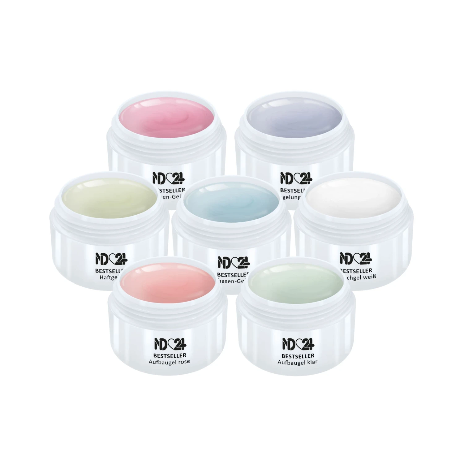 7 X Modellage Gel Set 4 7 X Modellage Gel Set – Bild 2