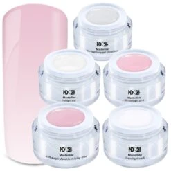 5 X Baby Boomer Gel Set -Nagelgeräte Geschäft 4203396