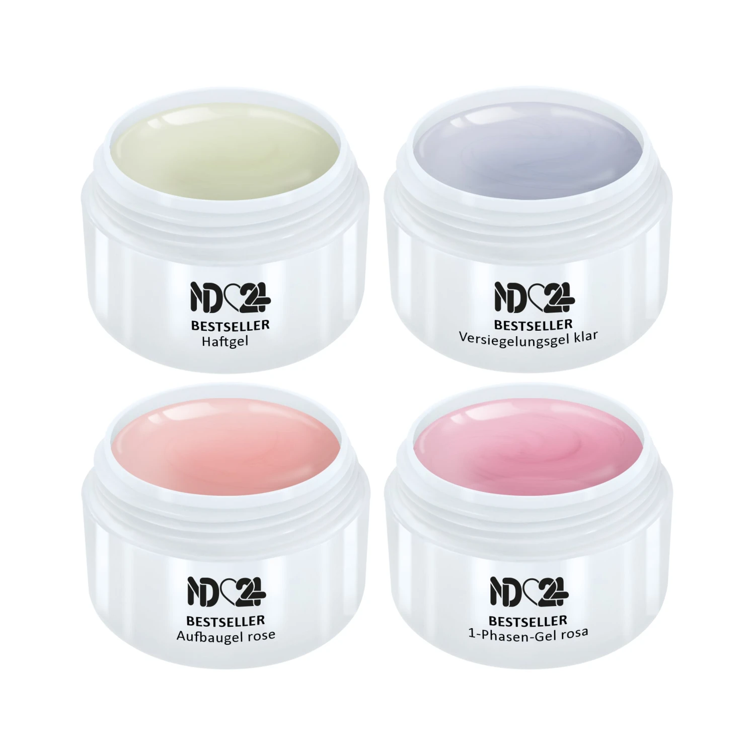 4 X Modellage Gel Set 4 4 X Modellage Gel Set – Bild 2