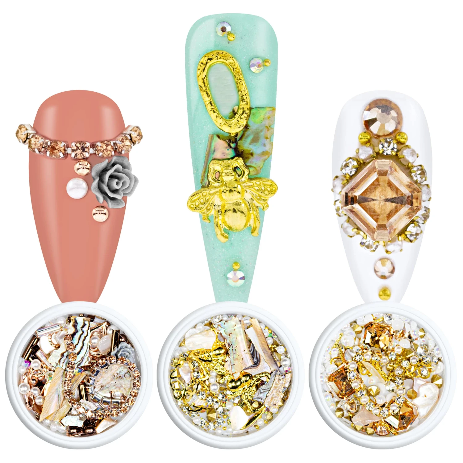 Nailart BlingBling Glamour Mix Set 7 Nailart BlingBling Glamour Mix Set – Bild 5