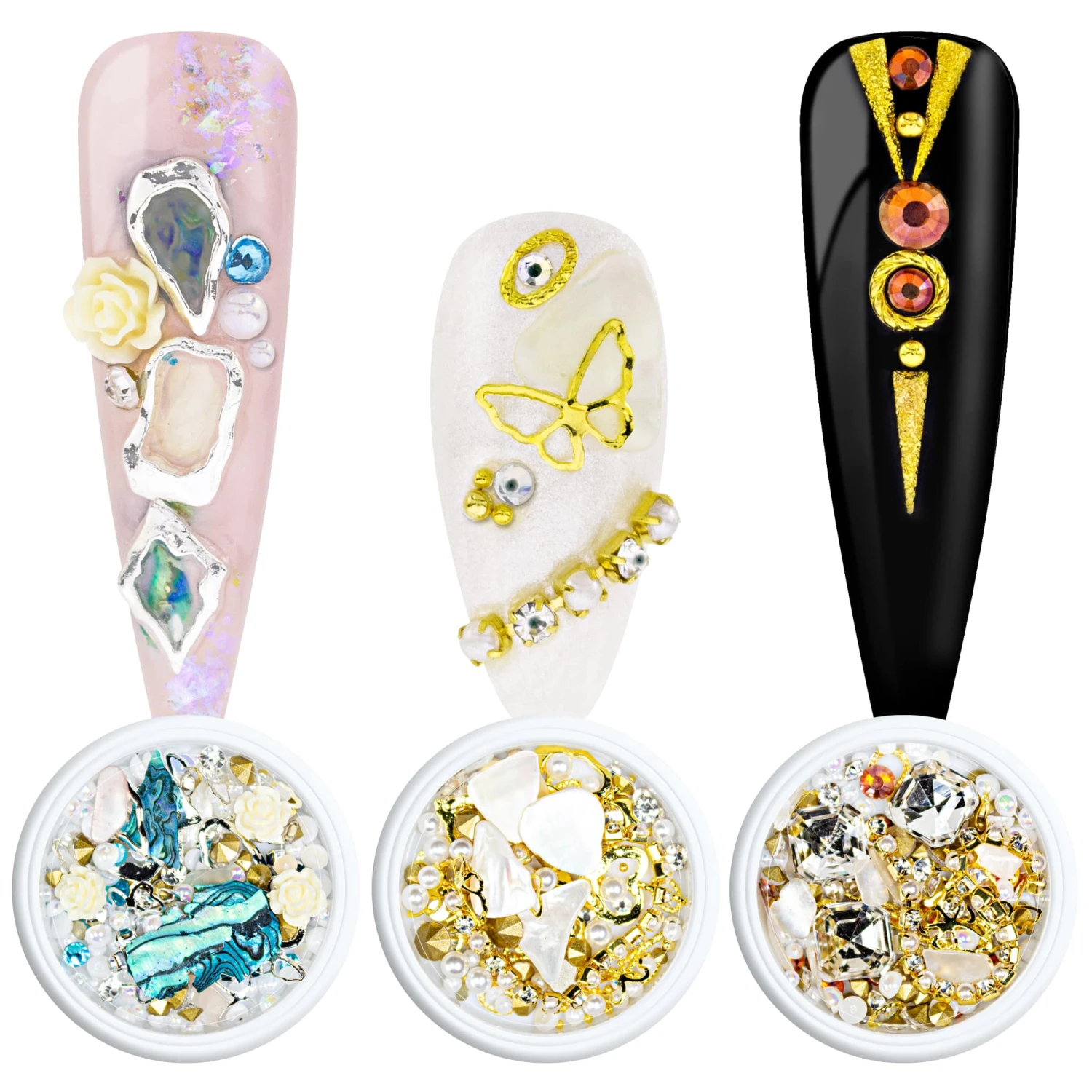 Nailart BlingBling Glamour Mix Set 11 Nailart BlingBling Glamour Mix Set – Bild 9