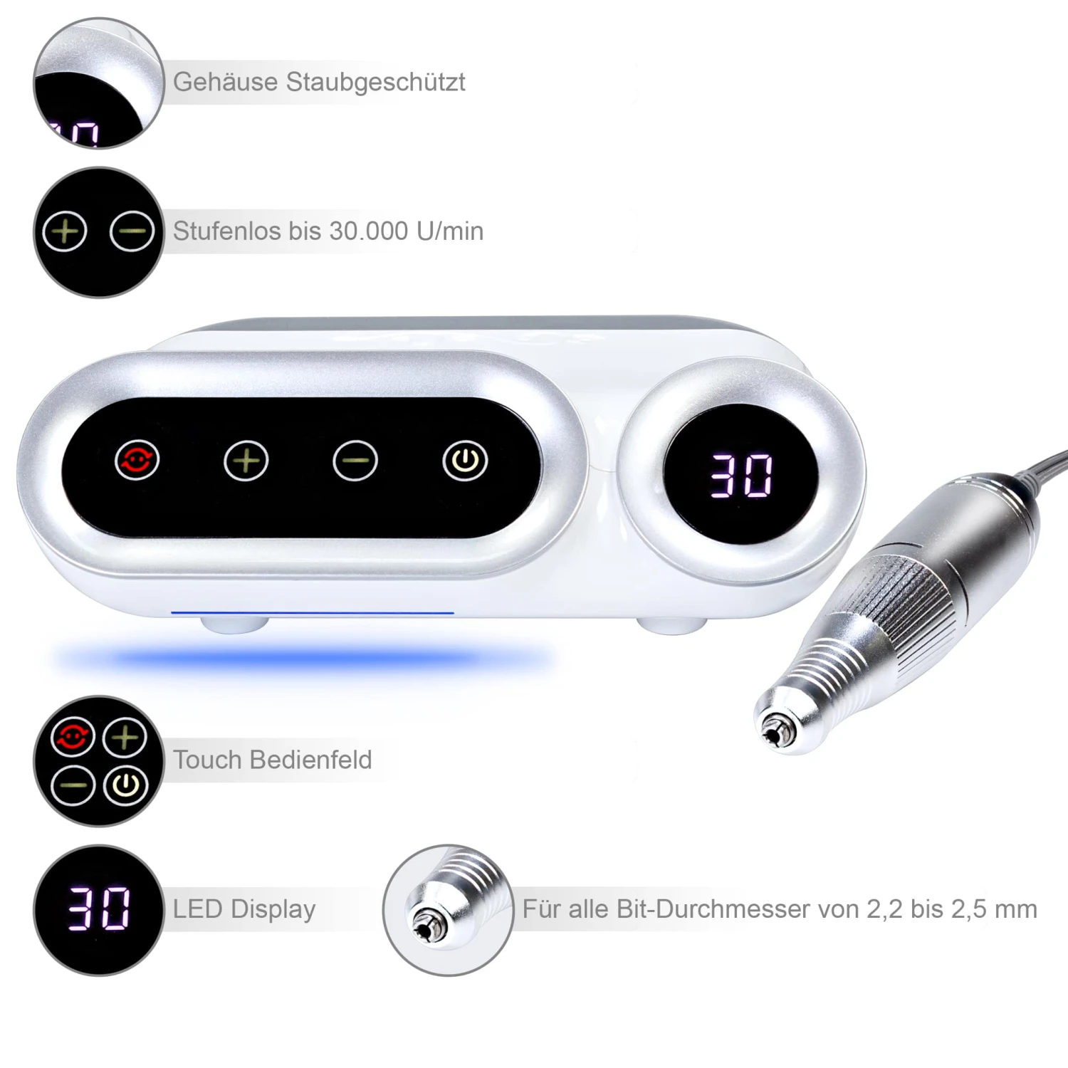 Nagel Fräser Touch Professional 4 Nagel Fräser Touch Professional – Bild 2