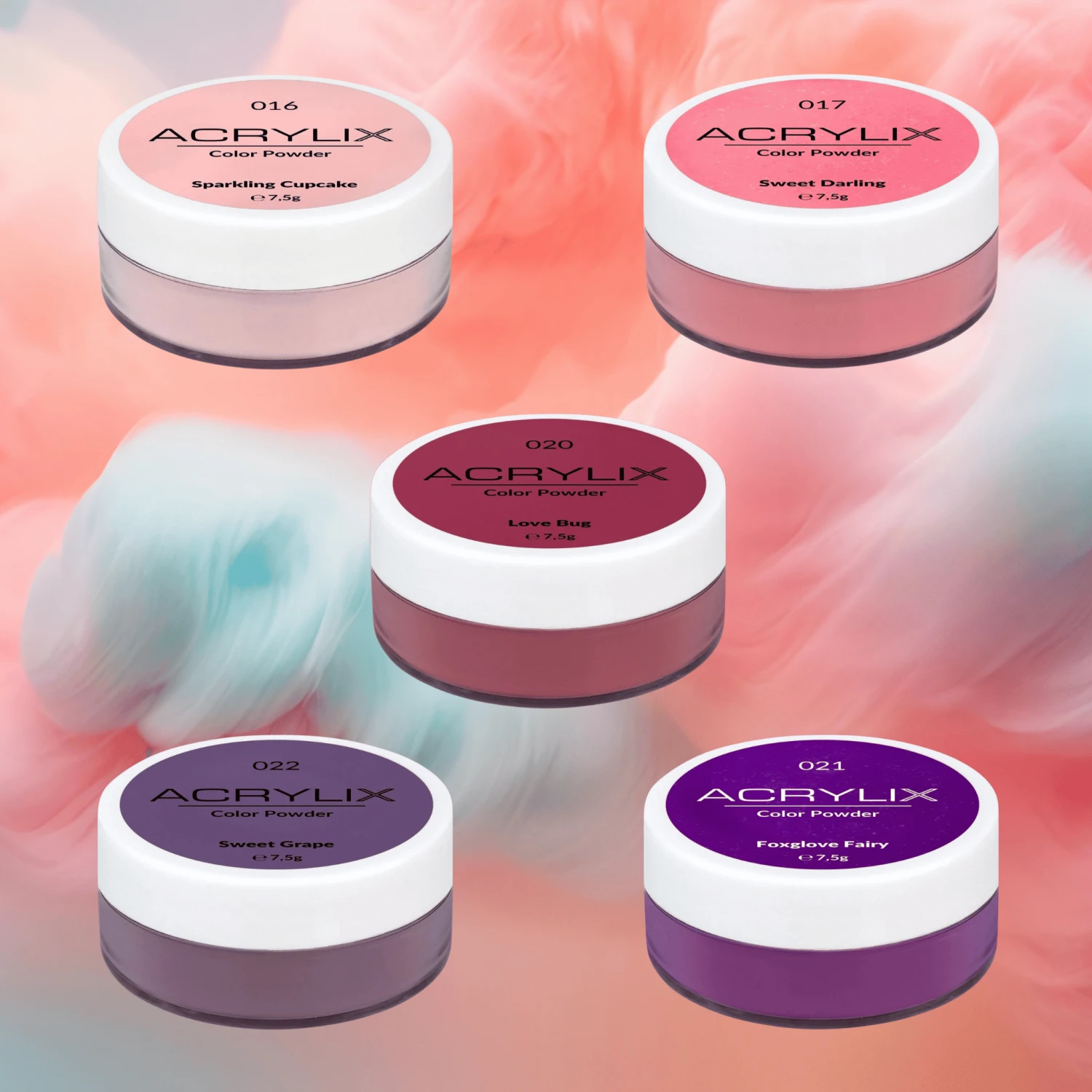 ACRYLIX Precious Candy Powder Bundle 3 ACRYLIX Precious Candy Powder Bundle