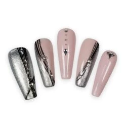 Effekt Gel Classic Glimmer Silver -Nagelgeräte Geschäft 6103002034 2