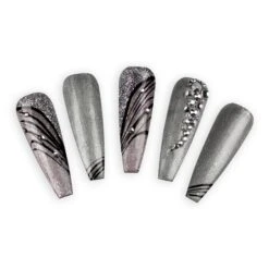 Effekt Gel Frozen Glimmer Silver -Nagelgeräte Geschäft 6104602004 2