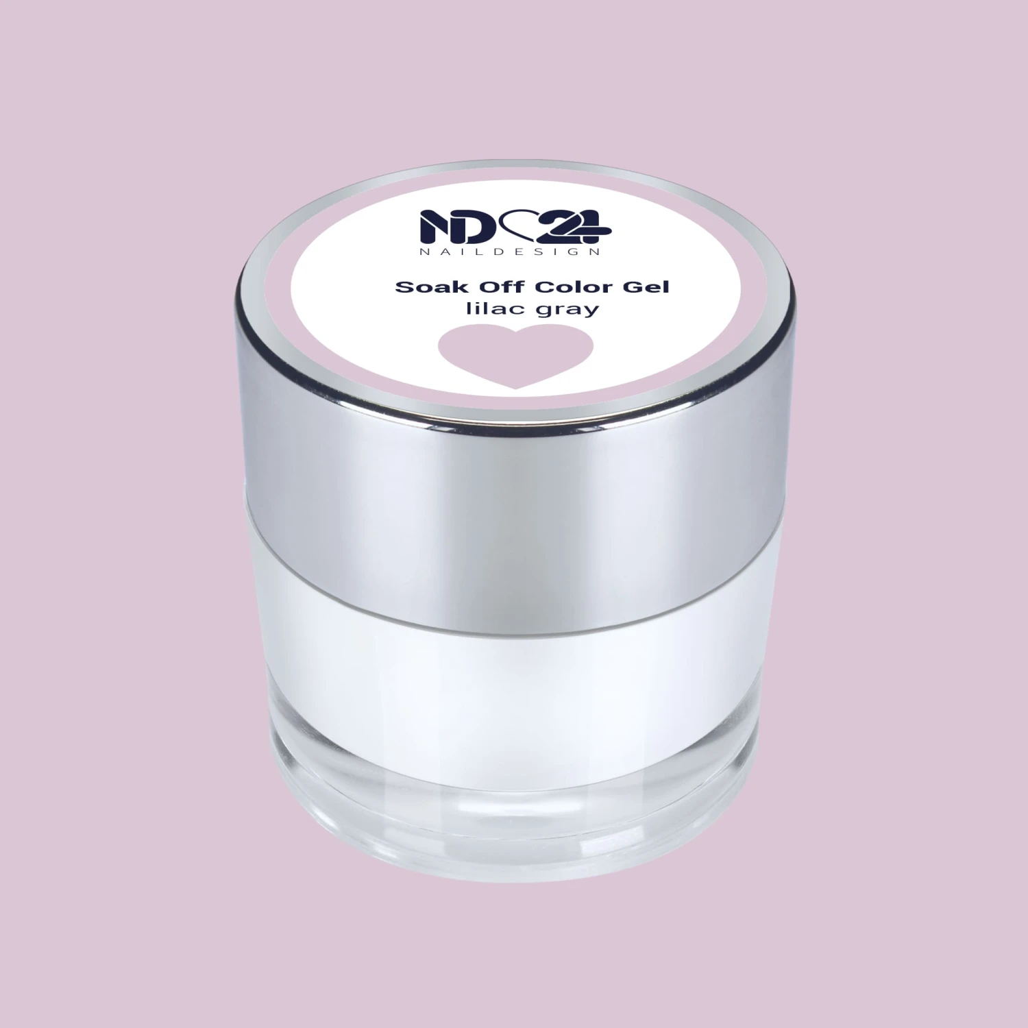 Soak Off Color Gel Lilac Gray 3 Soak Off Color Gel Lilac Gray