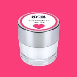 Soak Off Color Gel Neon Pink