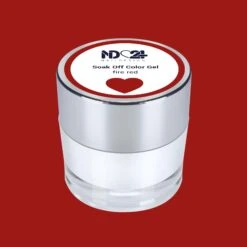 Soak Off Color Gel Fire Red