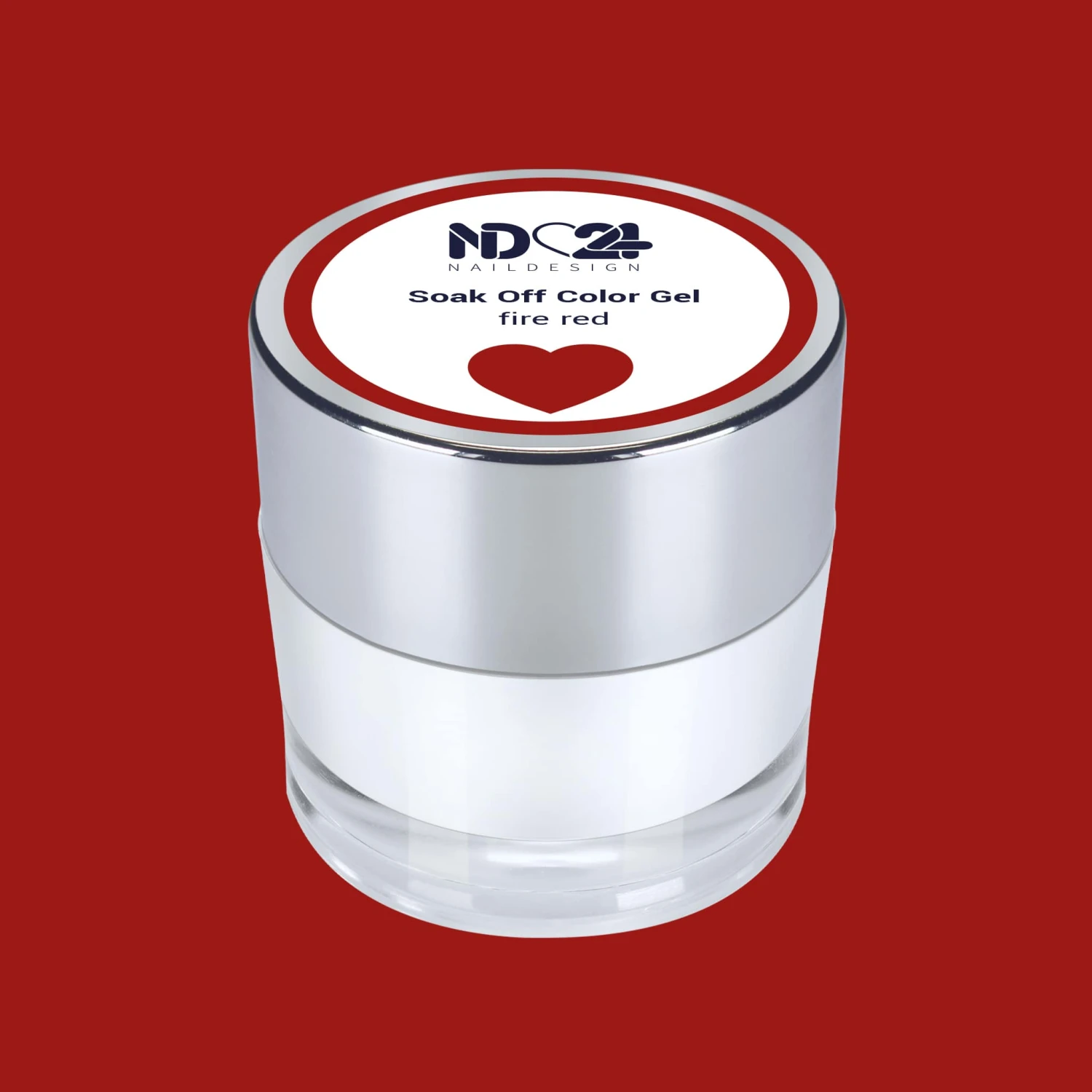 Soak Off Color Gel Fire Red 3 Soak Off Color Gel Fire Red