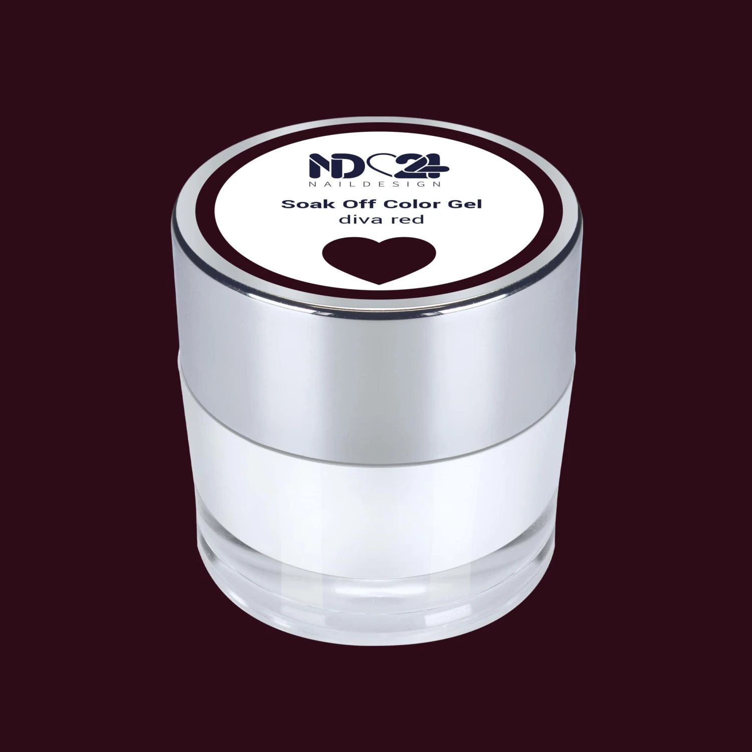 Soak Off Color Gel Diva Red 3 Soak Off Color Gel Diva Red