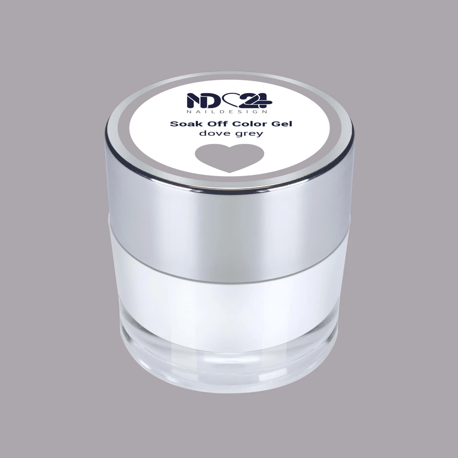 Soak Off Color Gel Dove Grey 3 Soak Off Color Gel Dove Grey