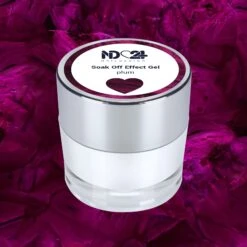 Soak Off Effect Gel Plum