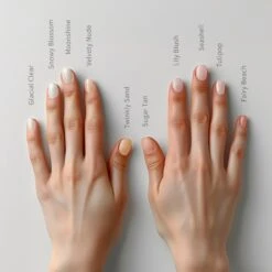 005 ACRYLIX Core Powder Sugar Tan -Nagelgeräte Geschäft ACP nd24naildesign 42631 two hands placed on the wall. Very light s f2c39251 623e 4136 bddb 13517edd2e1d