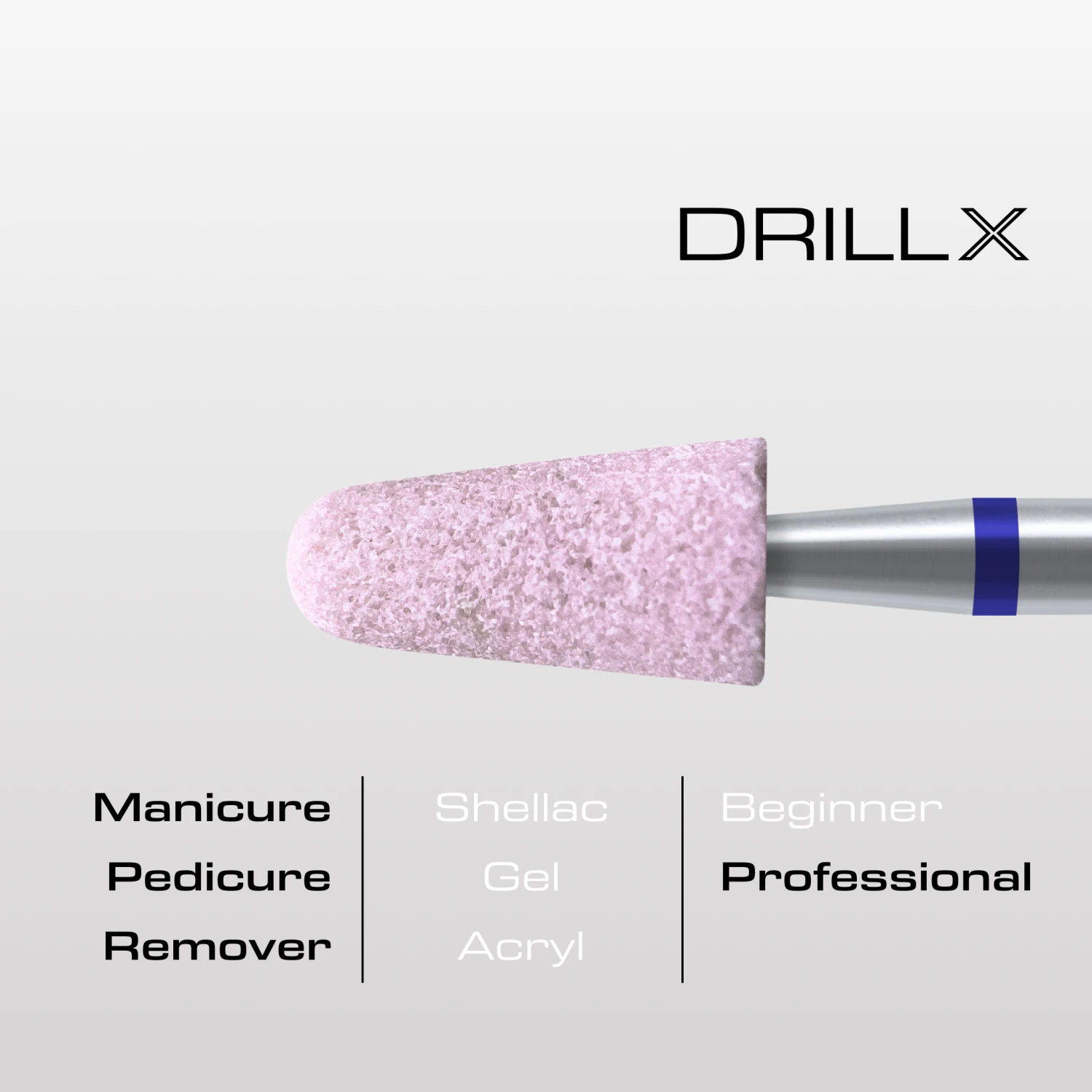 DRILLX Premium Manicure Polish Bit Medium 4 DRILLX Premium Manicure Polish Bit Medium – Bild 2