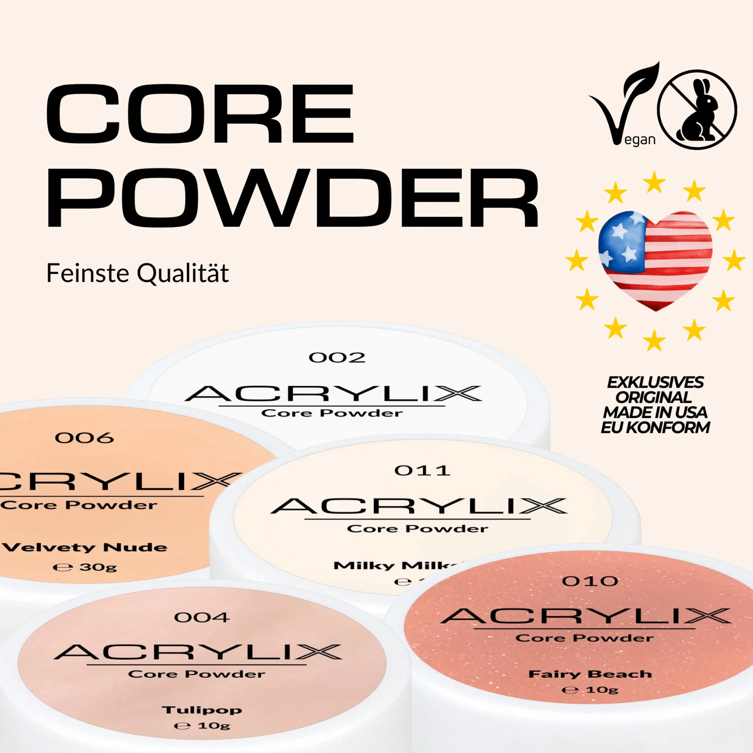 ACRYLIX Powder Starter Set Studio 4 ACRYLIX Powder Starter Set Studio – Bild 2